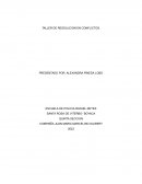 Taller de resolución en conflictos