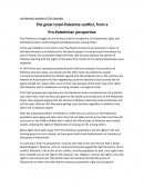 The great Israel-Palestine conflict, from a Pro-Palestinian perspective