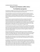 The great Israel-Palestine conflict, from a Pro-Palestinian perspective