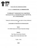 Gestión de Redes en Campañas Sociales en la Municipalidad