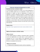 Protocolo individual de Negociación en salud