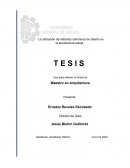 La utilización de métodos canónicos de diseño en la arquitectura actual