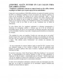 ¿Existirá algún futuro en las calles para los ambulantes?