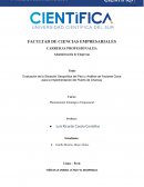 Evaluación de la Situación Geopolítica del Perú y Análisis de Factores Clave para la Implementación del Puerto de Chancay