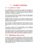 Valores juveniles