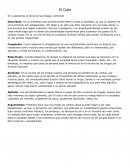 El cubo. Tema de las drogas