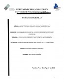 Ideas para integrar una teoría de la educación