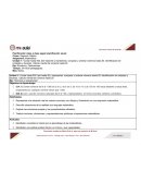 Planificación clase a clase según planificación anual