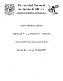 La moral en la educación