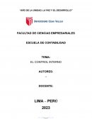 El control interno