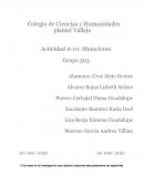 Trabajo sobre mutaciones