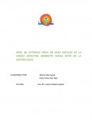 Nivel de actividad física en edad escolar