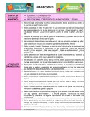 Plan Diagnóstico. Educación socioemocional