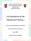 Importancia de las Relaciones Publicas