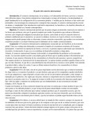 El poder del comercio internacional