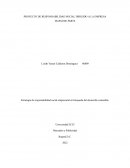 Estrategia de responsabilidad social empresarial en búsqueda del desarrollo sostenible