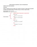 Primer examen de algorítmica y lógica de programación