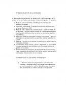 Responsabilidades de la dirección