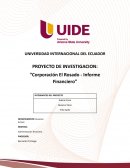 Corporación El Rosado - Informe Financiero