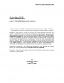 Reducción de jornada laboral