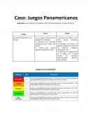 Caso: Juegos Panamericanos