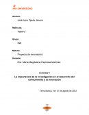 La importancia de la investigación en el desarrollo del conocimiento y la innovación