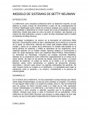 Modelo de sistemas de Betty Neuman
