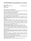 Newspaper: Mi profesión es noticia