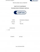 Administración de Negocios. Plaza Vea