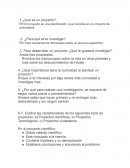 ¿Qué es un proyecto?