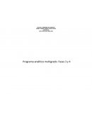 Programa analítico multigrado. Fases 3 y 4