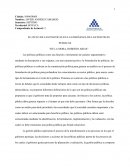 El ciclo de las politicas en la enseñanza de las politicas públicas