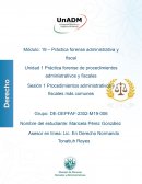 Práctica forense administrativa y fiscal