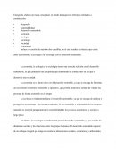 La economía, la ecología y la sociología