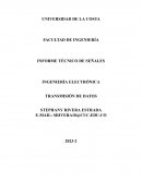 Informe técnico de señales