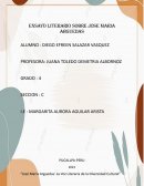 Ensayo litarario Jose Maria Arguedas