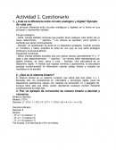 ¿Cuál es la diferencia entre circuito analógico y digital?
