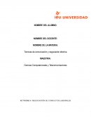 Actividad 4. Negociación de conflictos laborales
