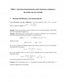 Teoremas fundamentales sobre funciones continuas y derivables de una variable