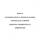 Gestión de las áreas funcionales de la empresa