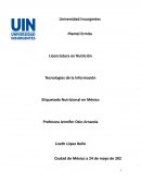 Etiquetado nutricional en México