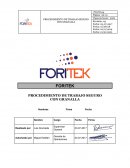 Trabajos con granallado