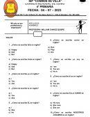 Registros mensuales 4° primaria