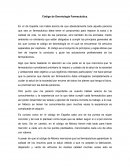 Código de Deontología Farmacéutica