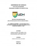 El comercio informal y su influencia en la actividad económica del mercado modelo de la ciudad de Huánuco - 2023