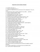 Preguntas cultura primaria