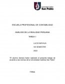 Análisis de la realidad peruana