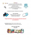 Reflexión sobre el binomio planeación-evaluación por competencias