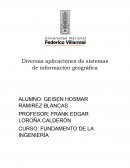 Diversas aplicaciones de sistemas de información geográfica