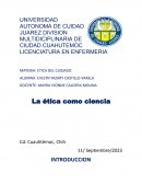 La ética como ciencia